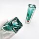 Paire de soliflores brutalistes Schott Zwiesel Cristal Eisglas