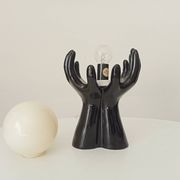 Vintage Italian ceramic and opaline lamp from the 80s