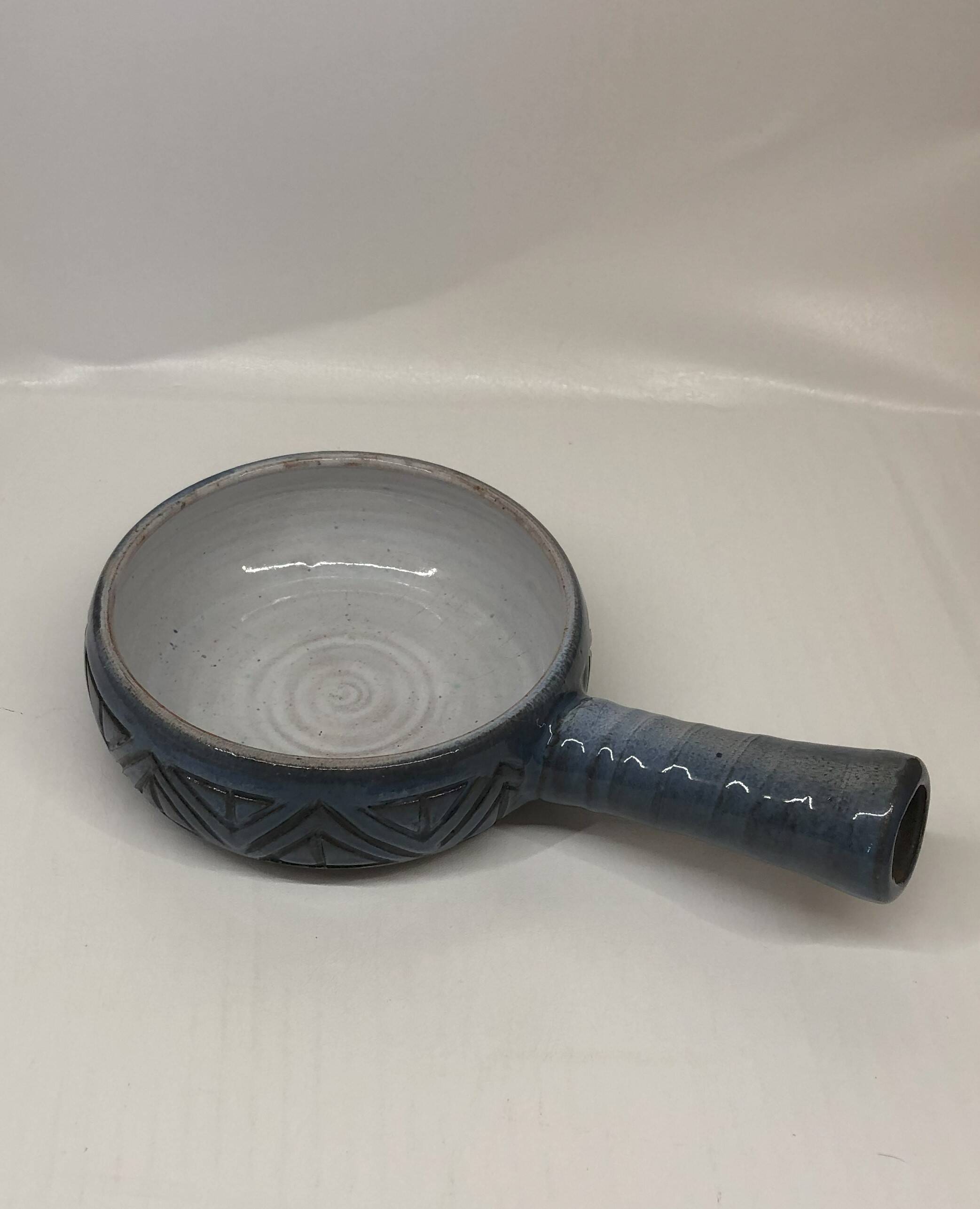 Scandinavian ceramic fondue pot