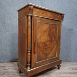 small side table or chest of drawers in marquetry, Napoléon III style
