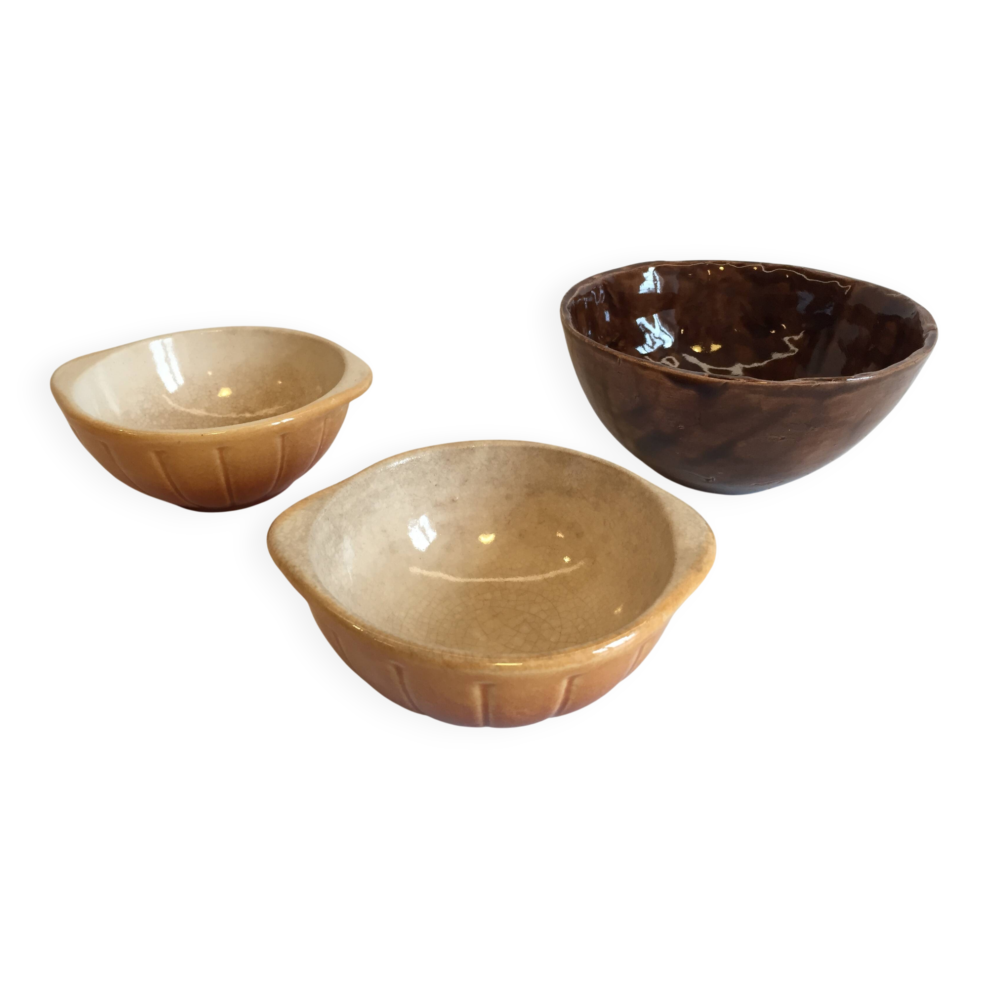 Antique Bowls with Handles DUROFEU / SDEL