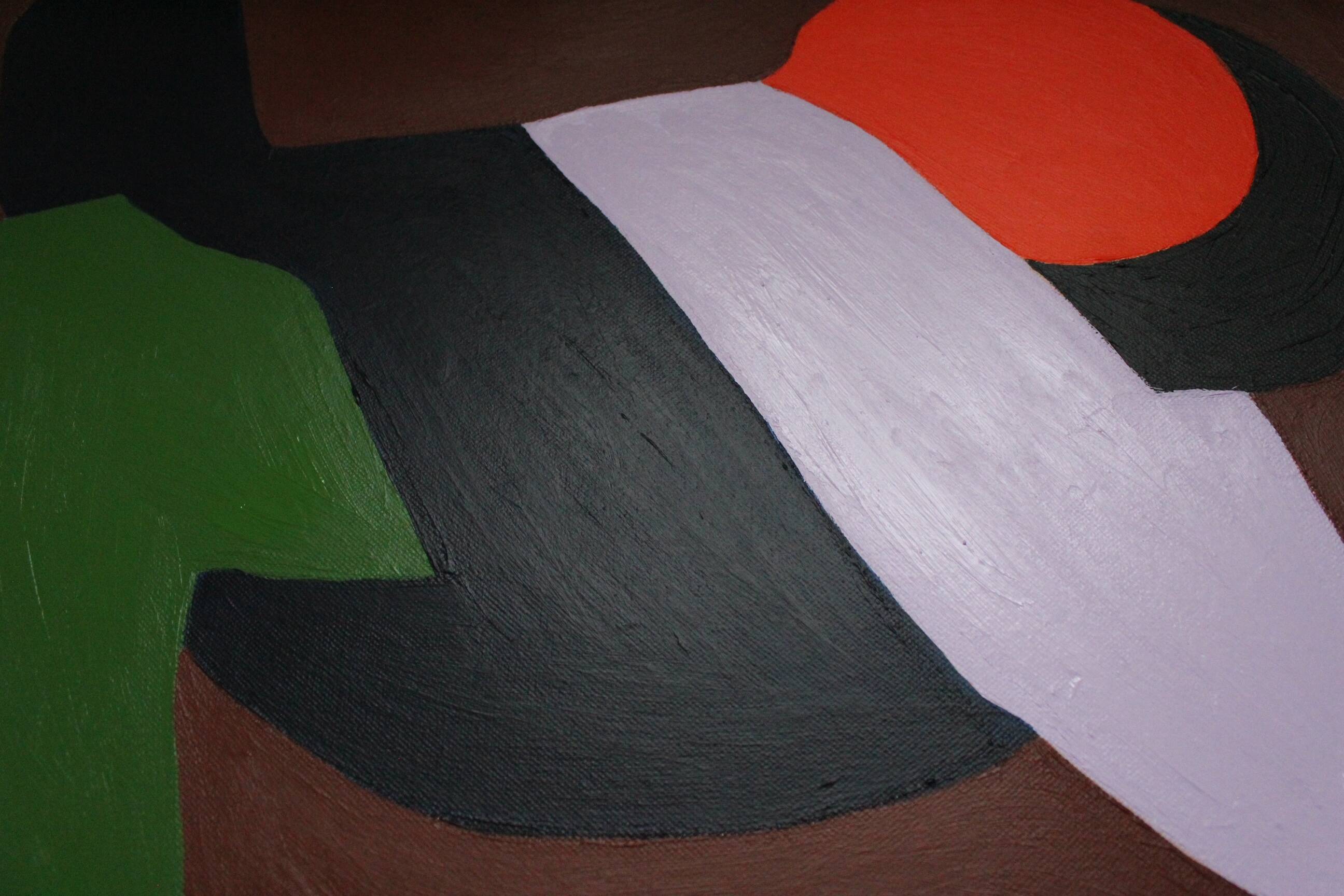 Lovers minimalist couple painting