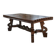 Rustic oak table with ceramic inlays by a student of Joseph Savina 1950s