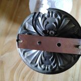 Glass and metal wall lights