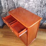 Vintage rattan sideboard 2 doors and 2 drawers