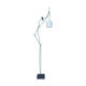 Hirondelle floor lamp by Patrice Gruffaz steel and bronze
