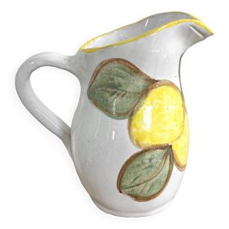 Pichet céramique citrons