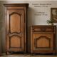 Standing man & solid oak jam cabinet – Antique furniture