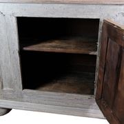 Buffet en bois peint en gris, Espagne années 1720