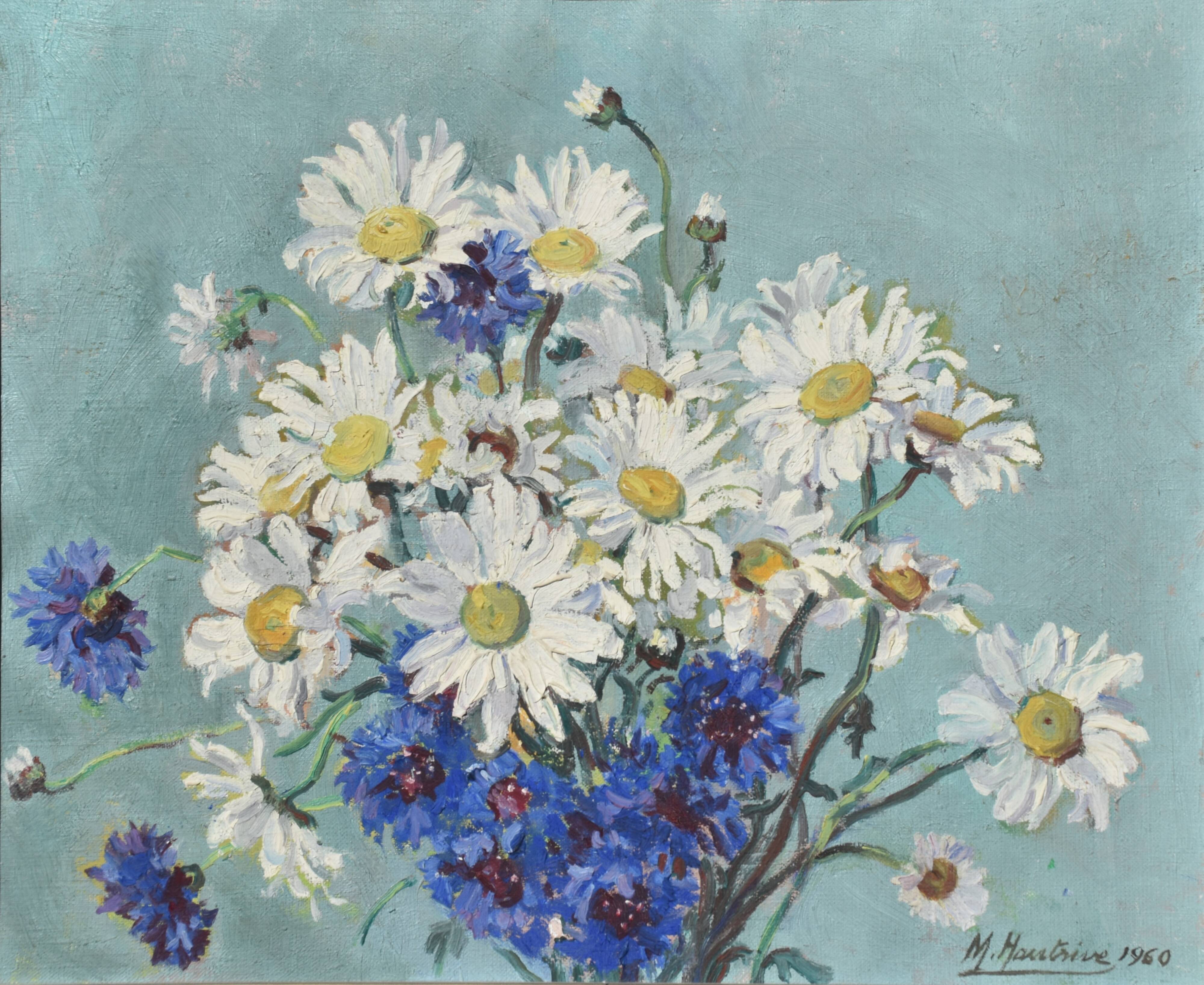 Mathilde Hautrive, Daisies and Cornflowers (1960)