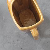 Sarreguemines earthenware pitcher