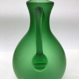 Pitcher green translucent glass paste