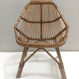 Bamboo Lounge Chair Attr. to Bonacina