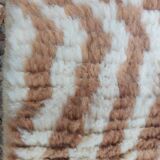 Unique natural wool Moroccan rug 3x2 m