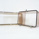 Lot of 2 Space Age wall shelves in smoked plexiglass 1970