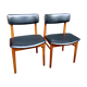 Ensemble de 2 chaises scandinaves