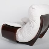 Armchair Marsala  with ottoman by Michel Ducaroy for Ligne Roset