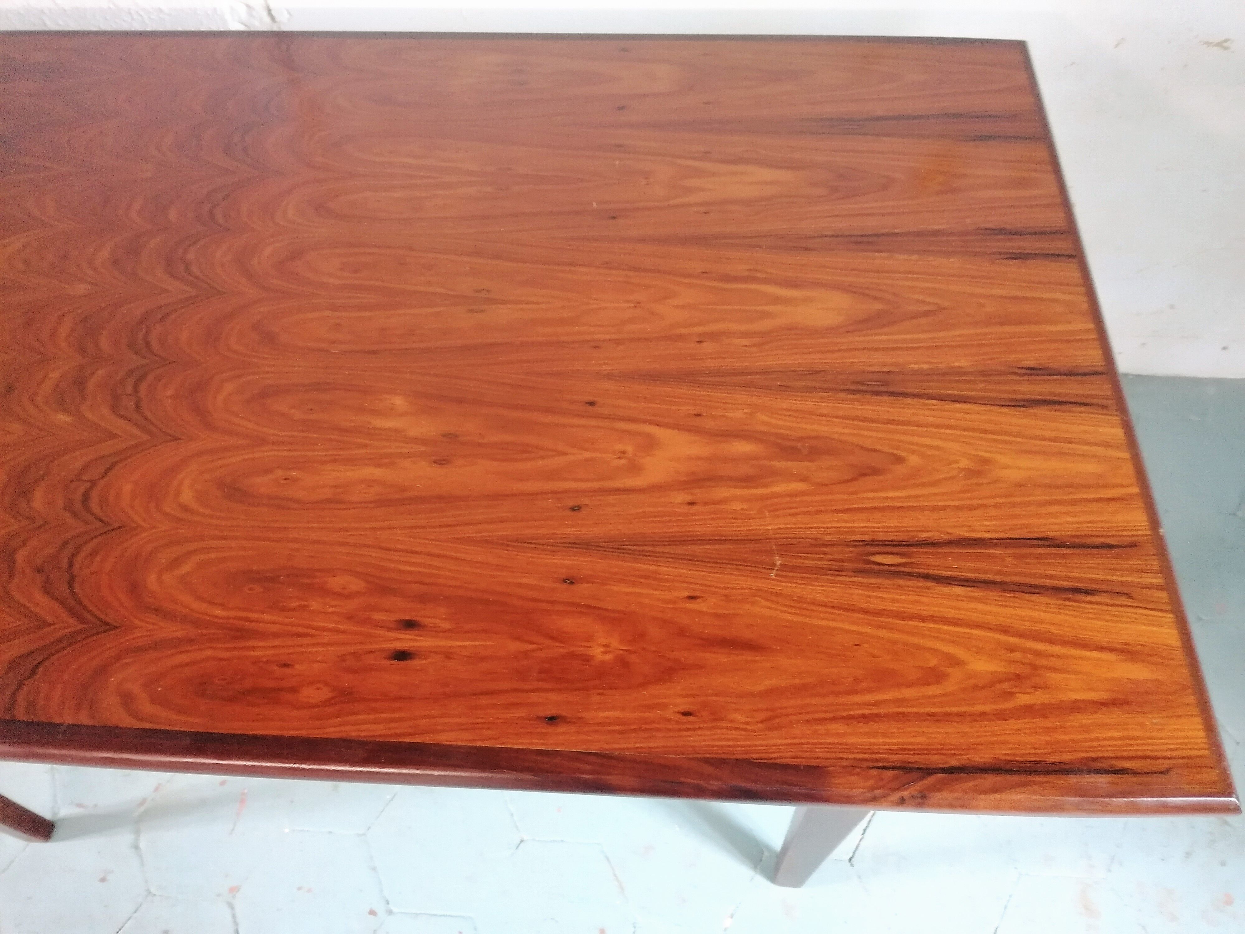 Table teck avec rallonges