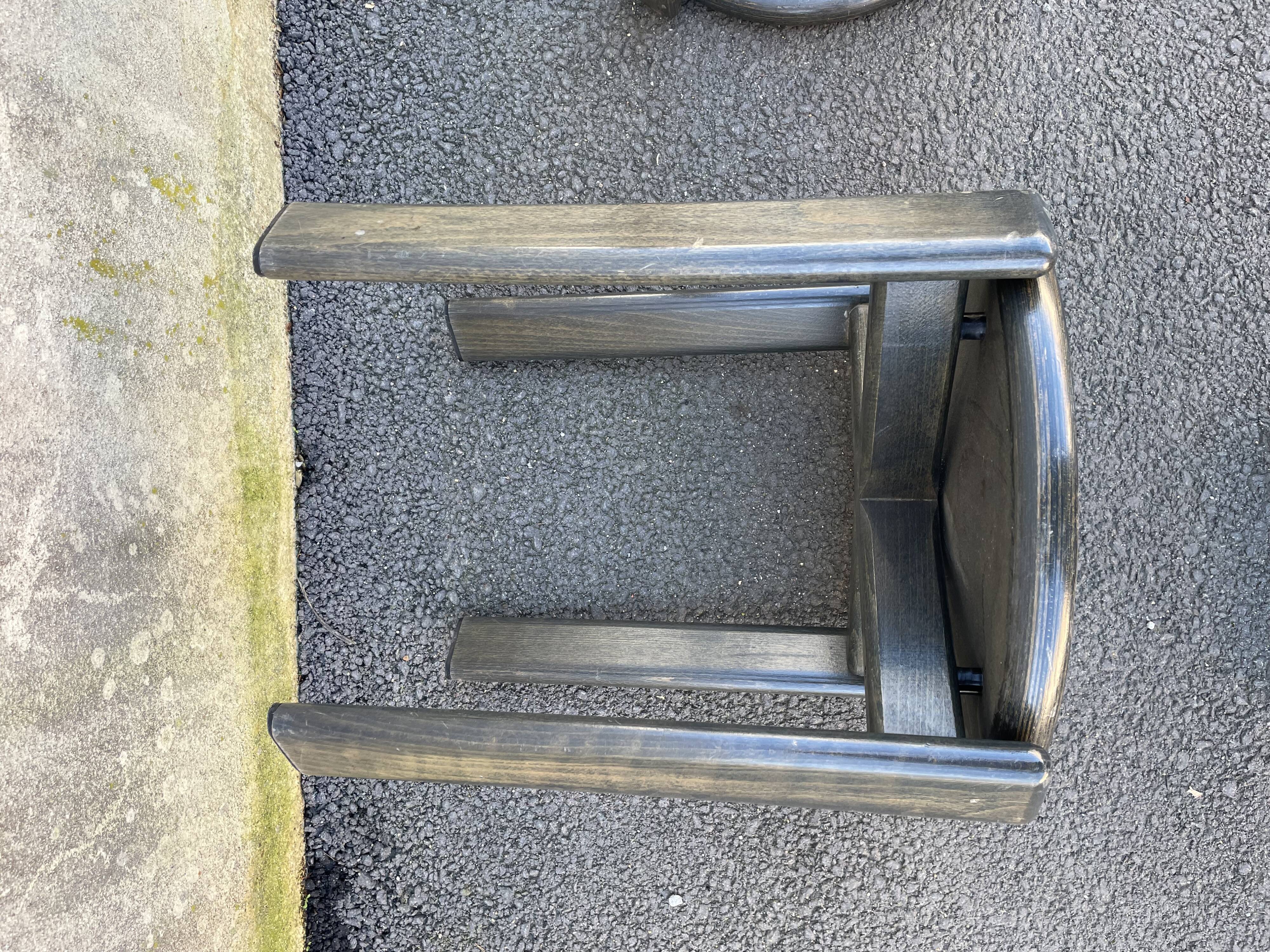 Solid pine stools 1980