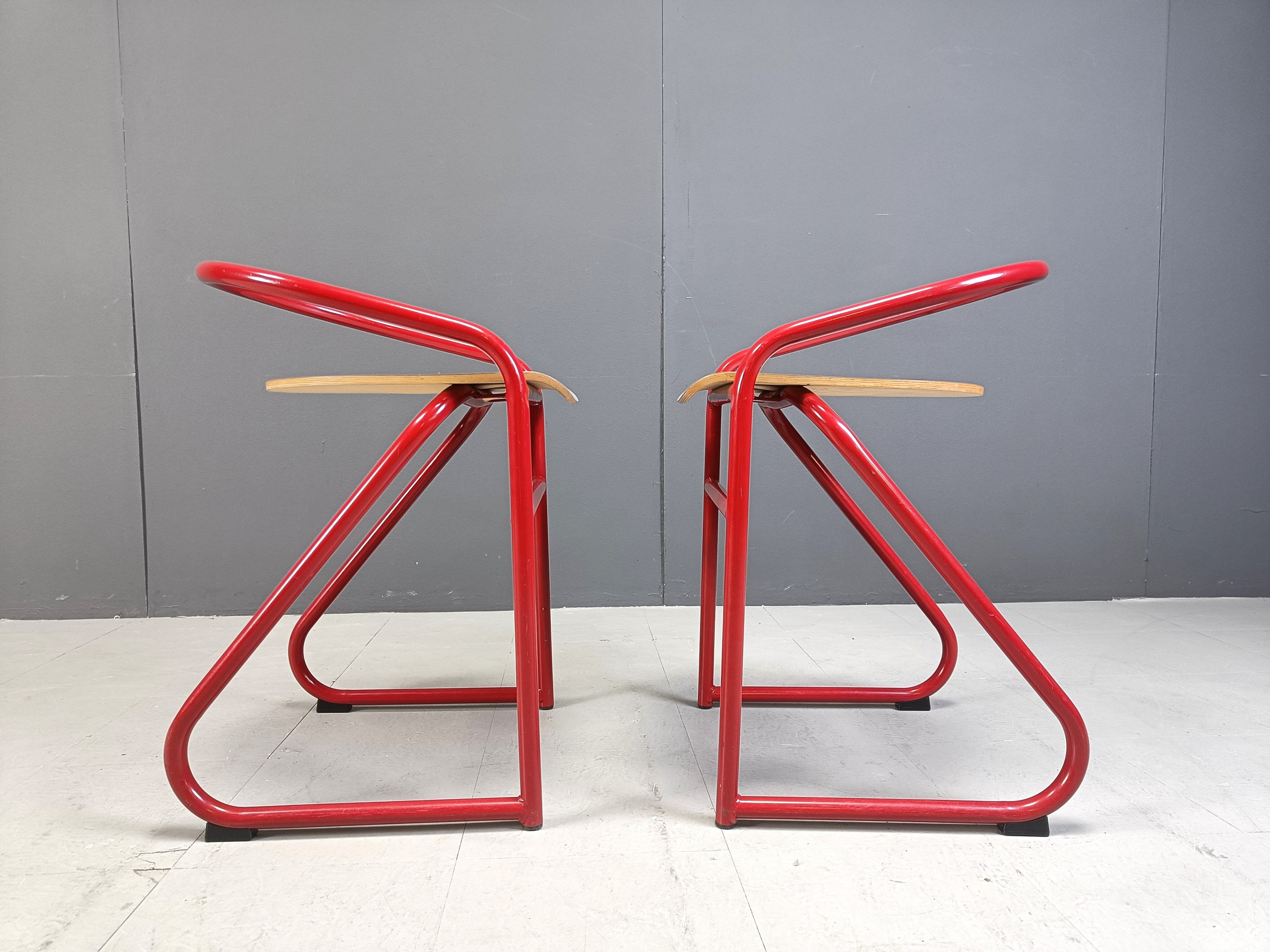 Postmodern stools by Samo, 1980s