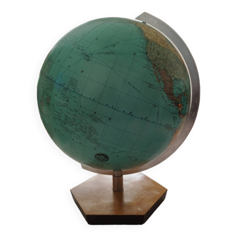 Globe terrestre mappemonde ancien