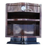 Art Deco Bedside Table in Varnished Rosewood