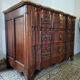 Bordeaux Crossbow Commode in Solid Mahogany, Louis XV Period