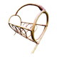 Rattan magazine rack
