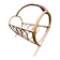 Rattan magazine rack