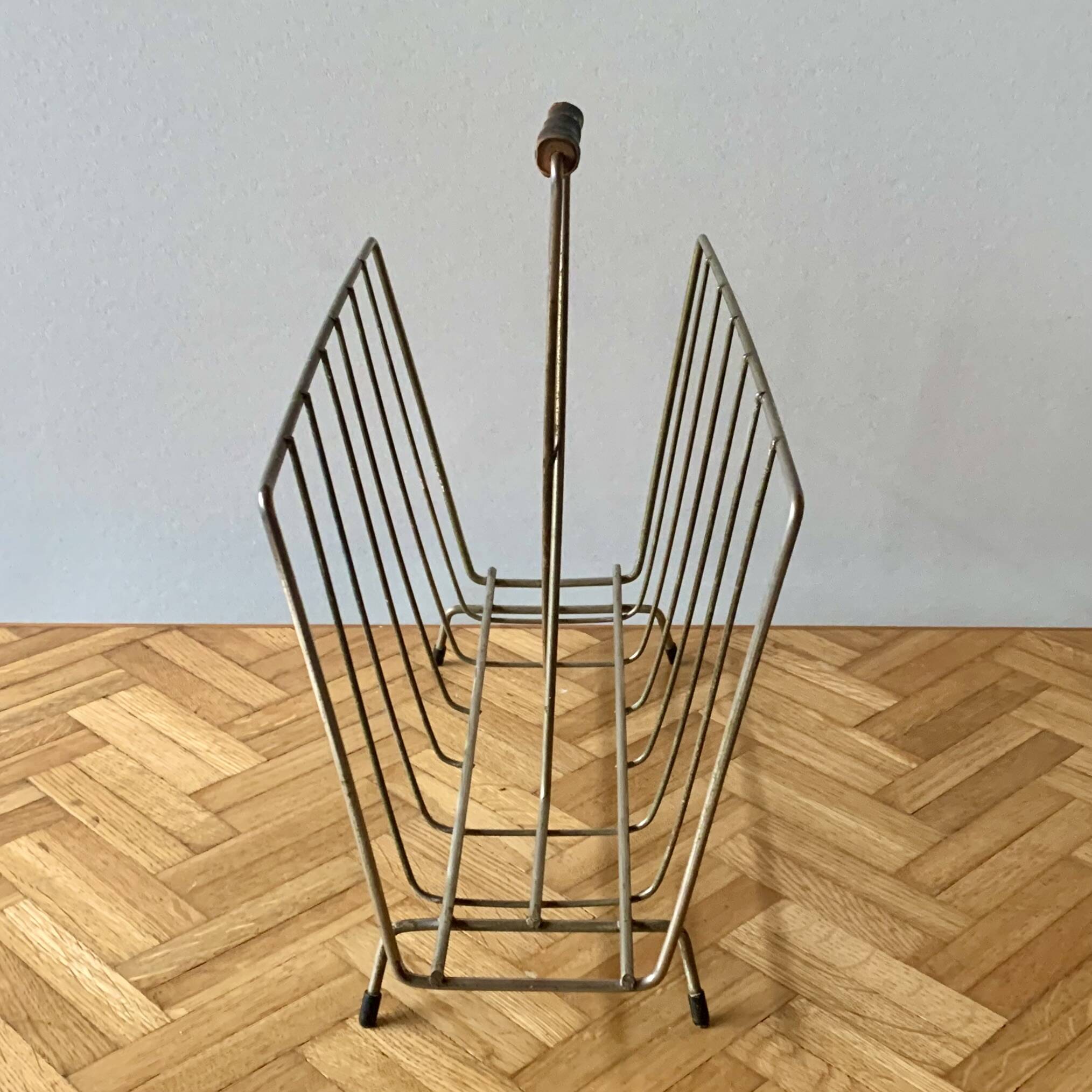 Old metal magazine rack - 1950