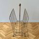 Old metal magazine rack - 1950