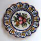 Assiette talavera grès émaillé espagnol