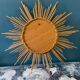 Wicker sun mirror 60cm