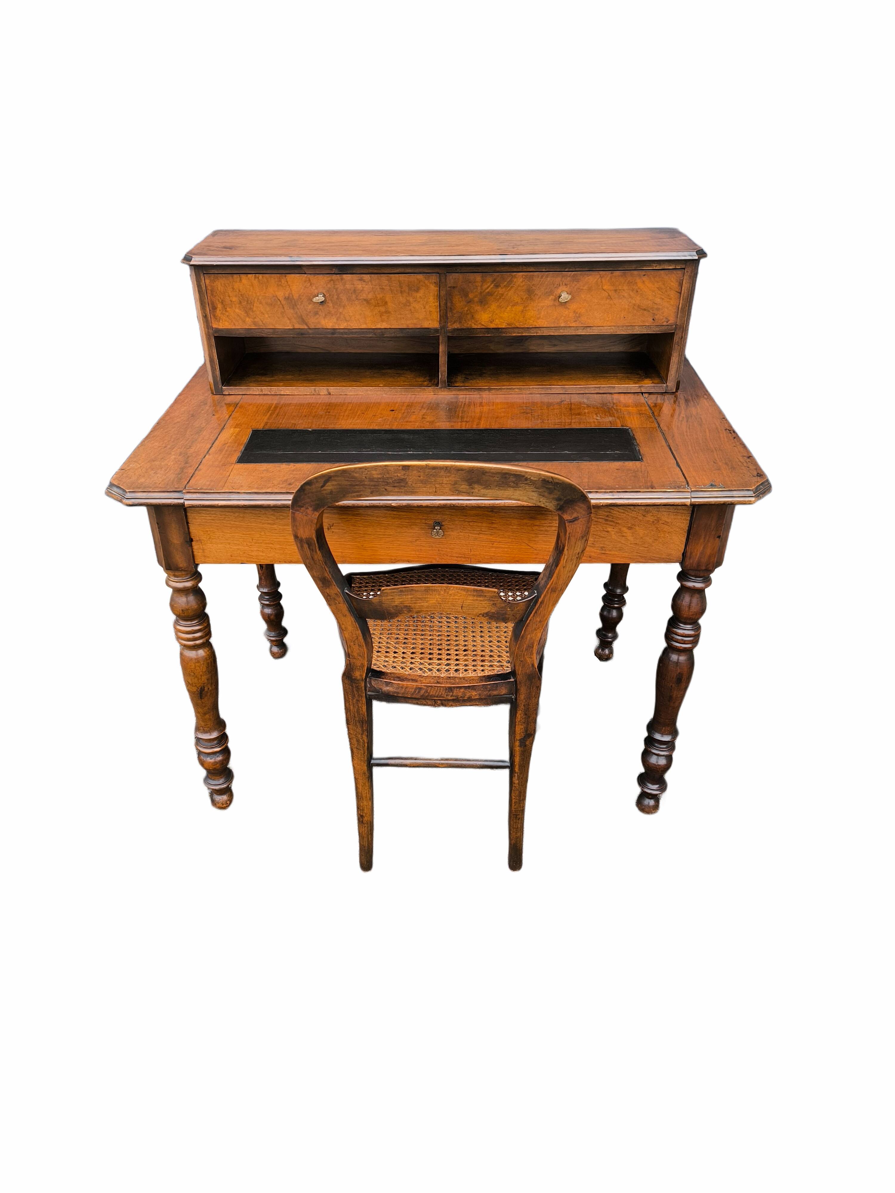 Louis Philippe style stepped flat desk