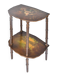 Painted wooden stool