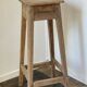 Vintage Oak Workbench Stool