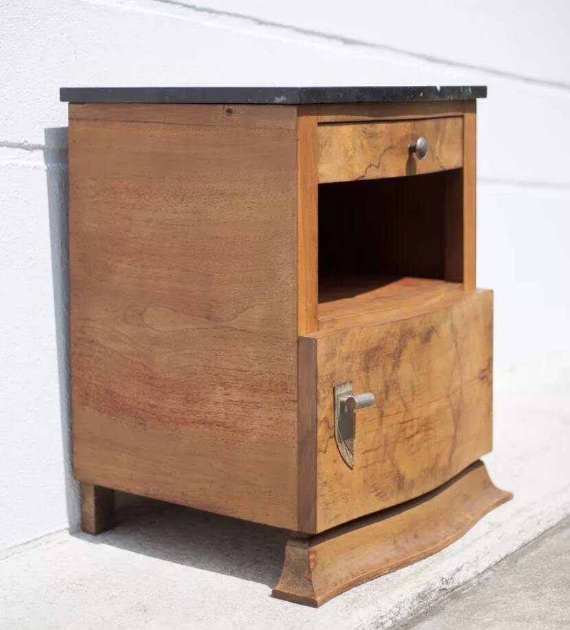Art Deco bedside table