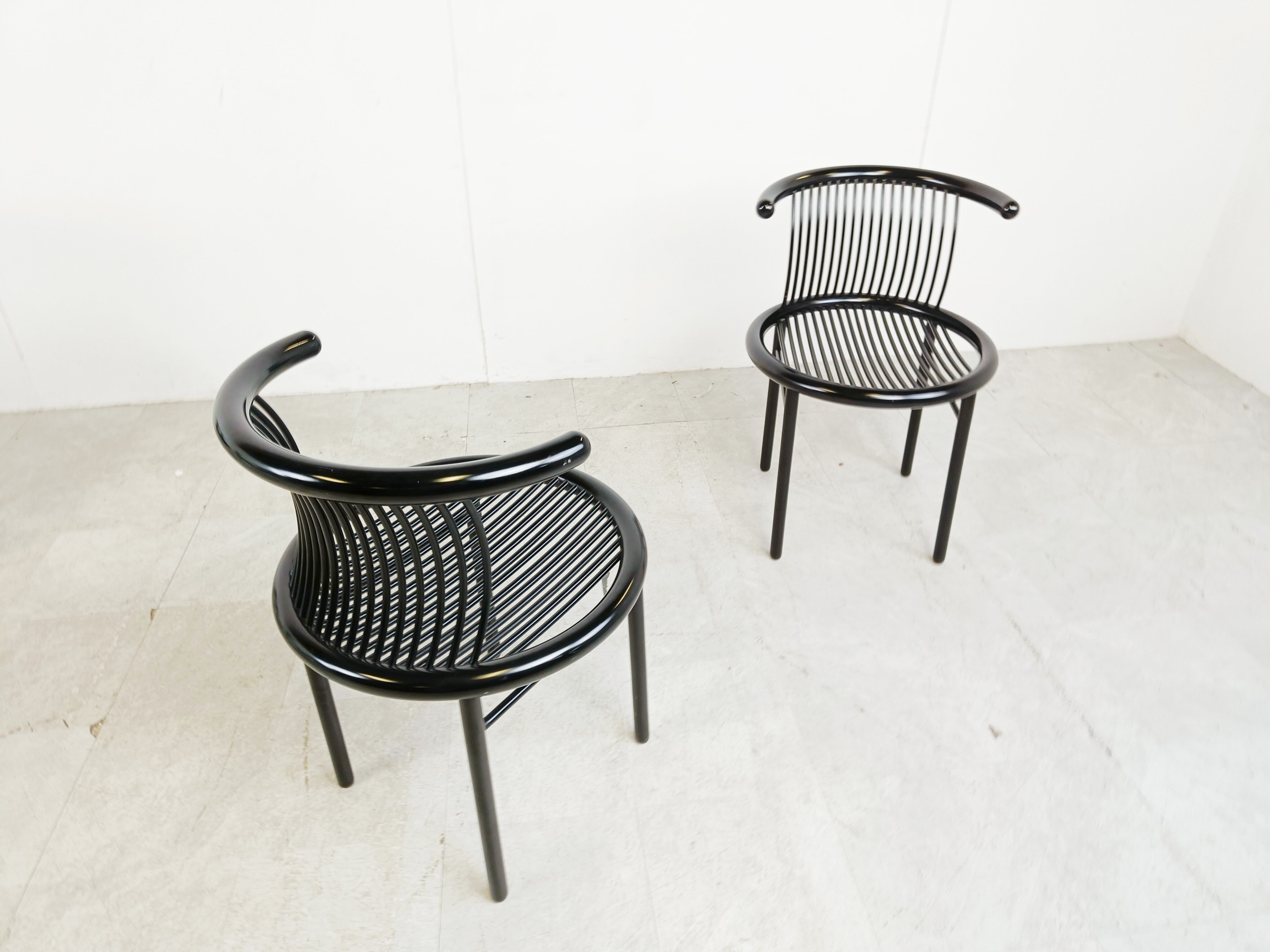 Set de 6 chaises vintage « CIRCO » par Jutta & Herbert Ohl pour Lübke 1980s