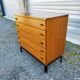 Chest of drawers Marcel Gascoin honeycomb 1960 vintage