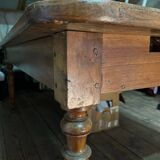 Table de ferme en bois massif, XIXème s.