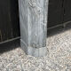 Louis XV fireplace in blue Turquin marble, 18th century.
