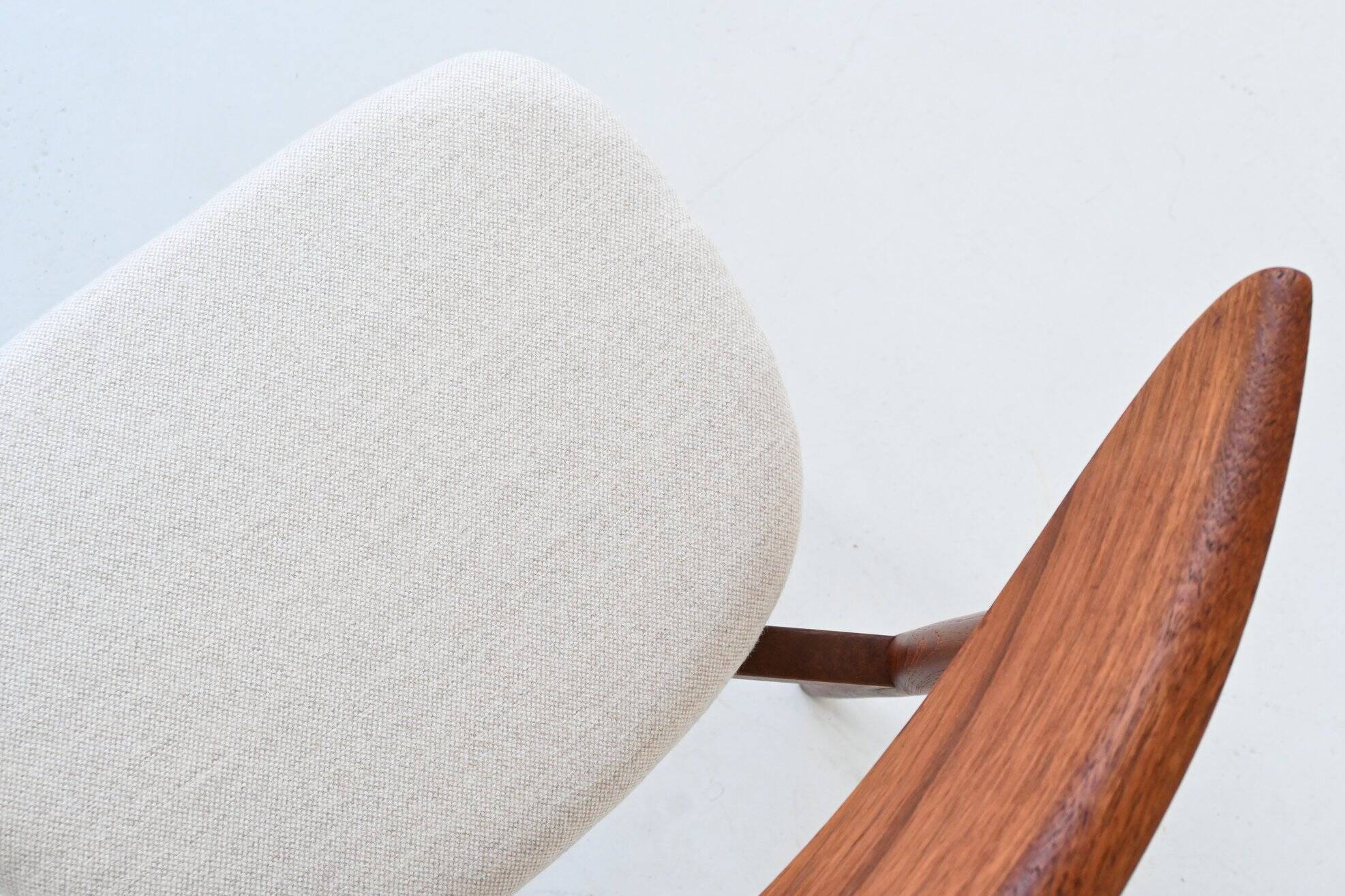 Harry Ostergaard set of eight dining chairs teak Randers 1960