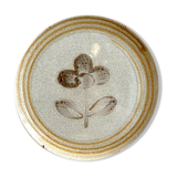 PRODUCT BHV - 6 flat plates Sarreguemines in beige glazed ceramic