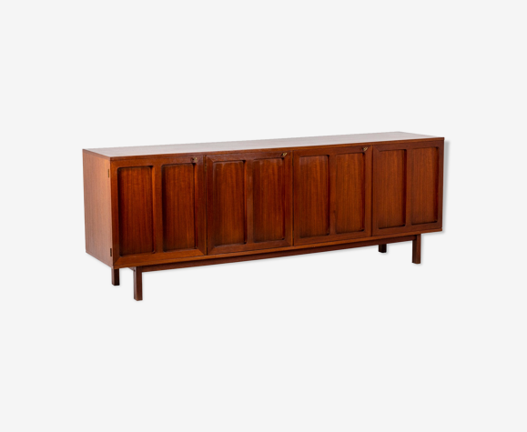 Enfilade à quatre portes en teck, années 1970