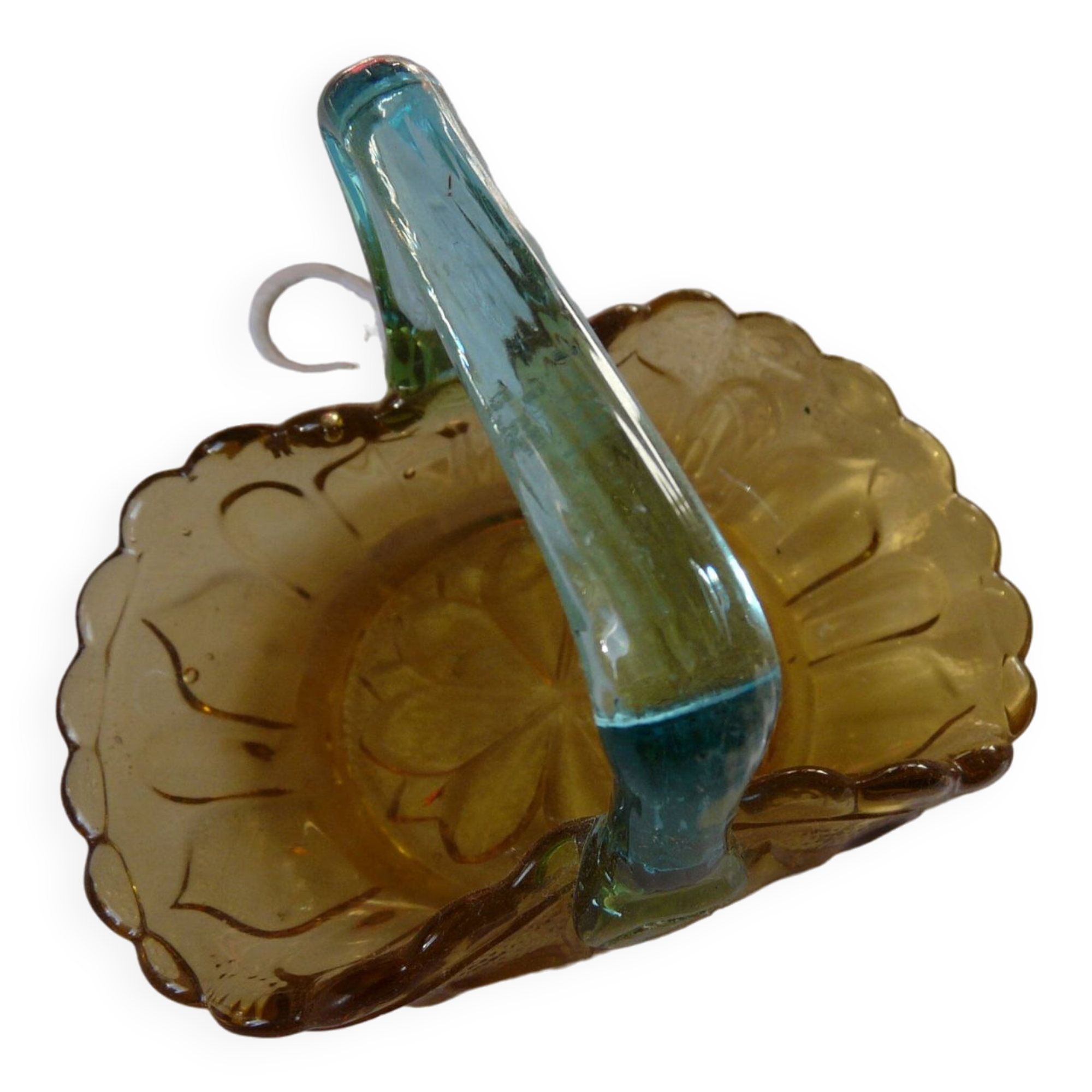 Pocket tray in blown glass basket georges sand