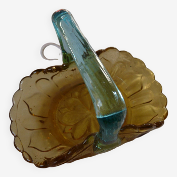 Pocket tray in blown glass basket georges sand