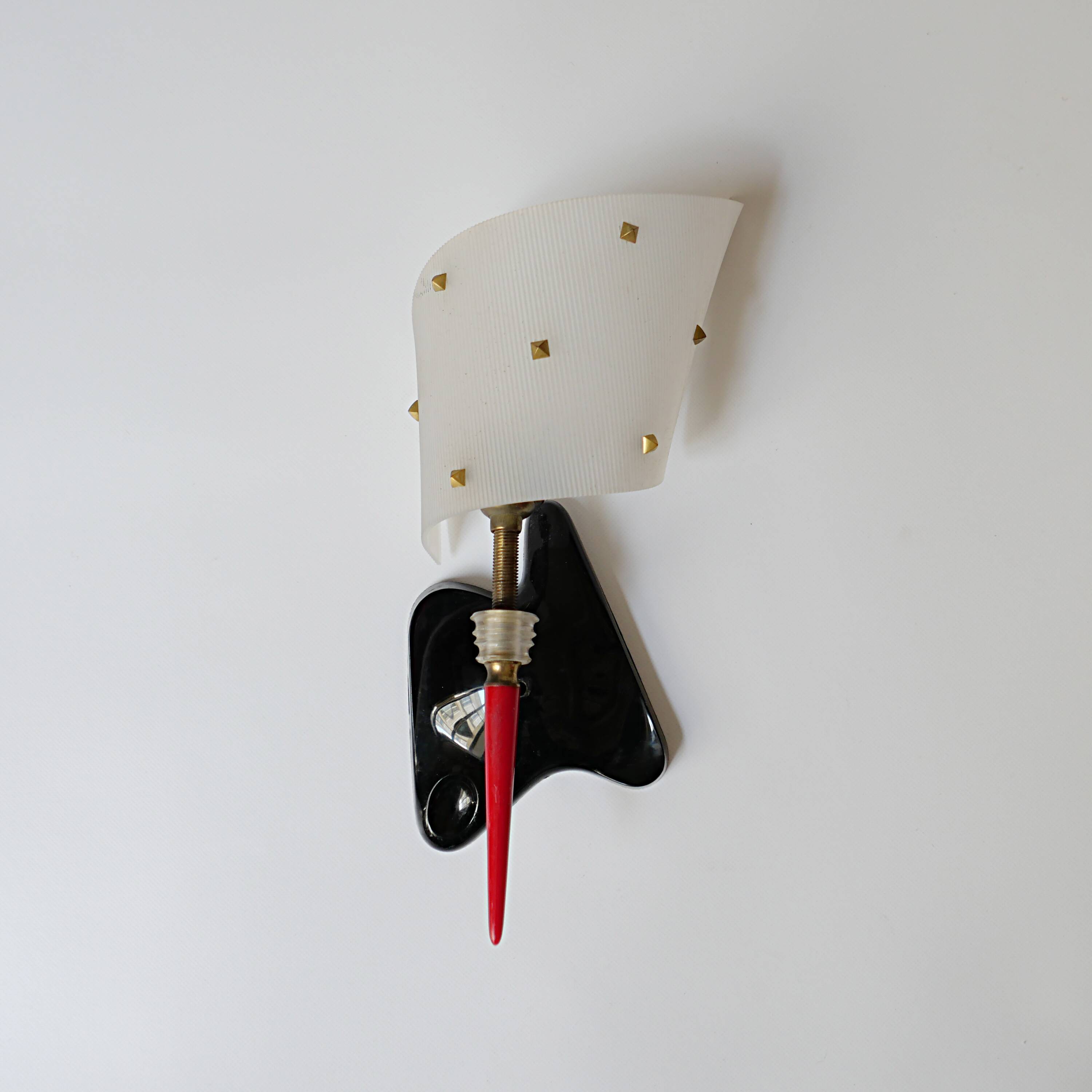 vintage plastic wall lamp design 1950s 1970s 1950s
