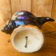 Lamp night light vintage ceramic shell fish.