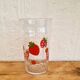 Lot de 2 grands verres vintage Arcoroc décor fraises