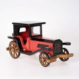 Wooden car, old toy or decoration